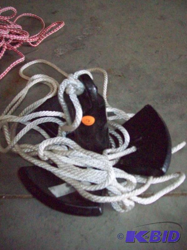 20 lb&nbspcoated river anchor with...