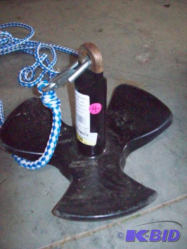 18 lb vinyl covered anchor with rop...