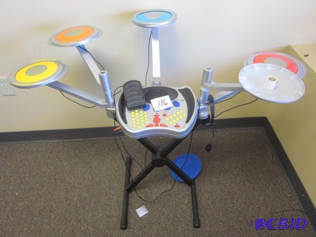 lot 116 image: E Groovzchildrens play drums, work...