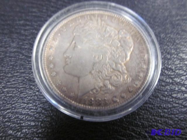 lot 2 image: 1883 Morgan Silver Dollar....