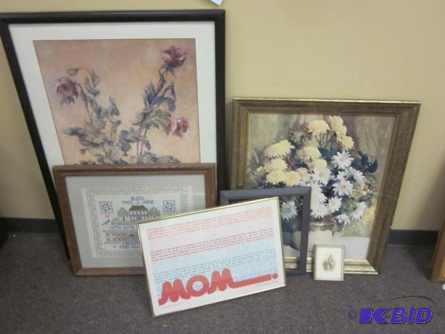 lot 70 image: Lot of prints and art....