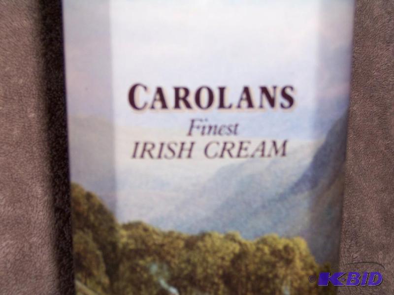 carolines finest irish cream container