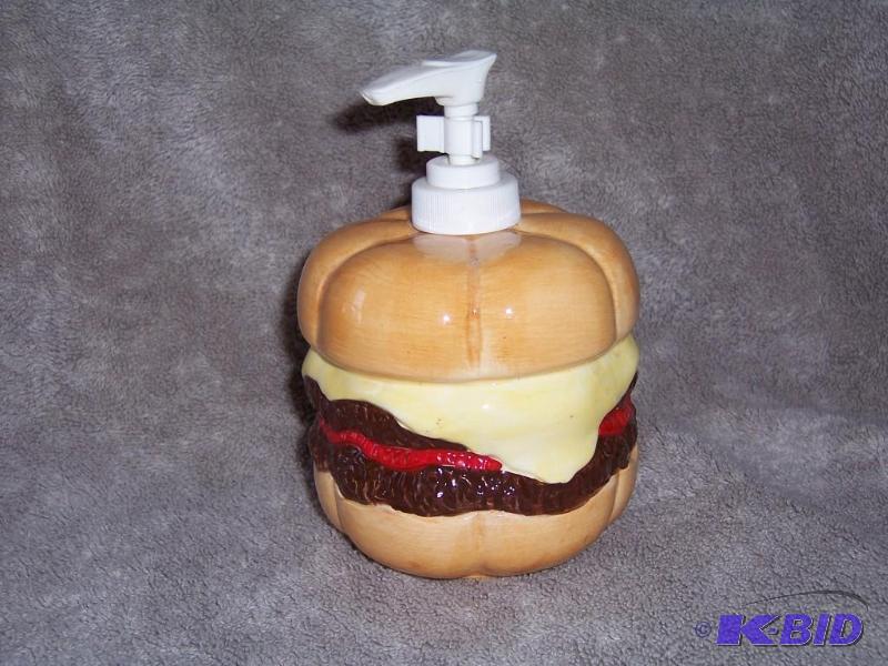 cheeseburger soap container