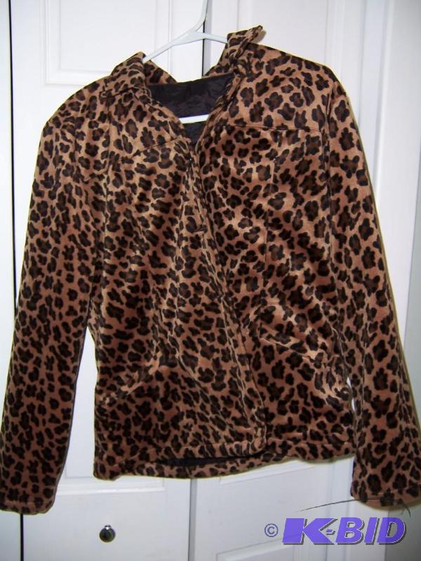 leopard print womens jacket