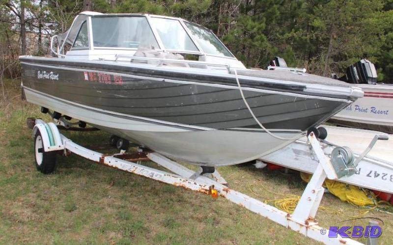 1989 16 Crestliner Fishing Boat, W...