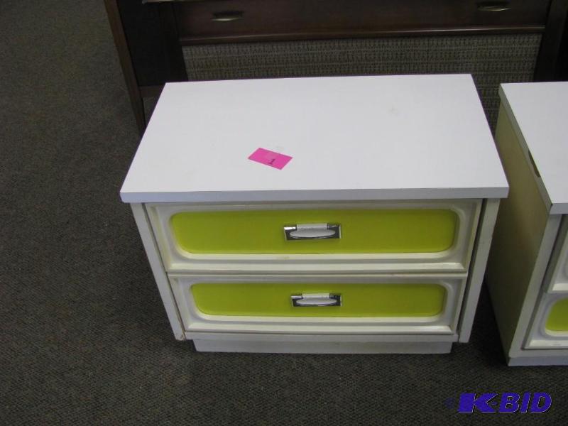 vintage two drawer beside dresser ...