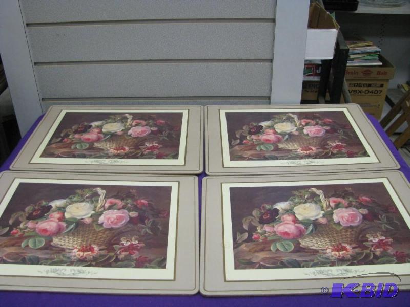 4 vintage Pimpernel placemats...