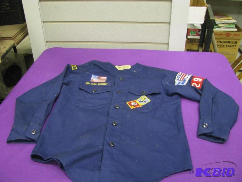 Official cub scout shirt with sever...