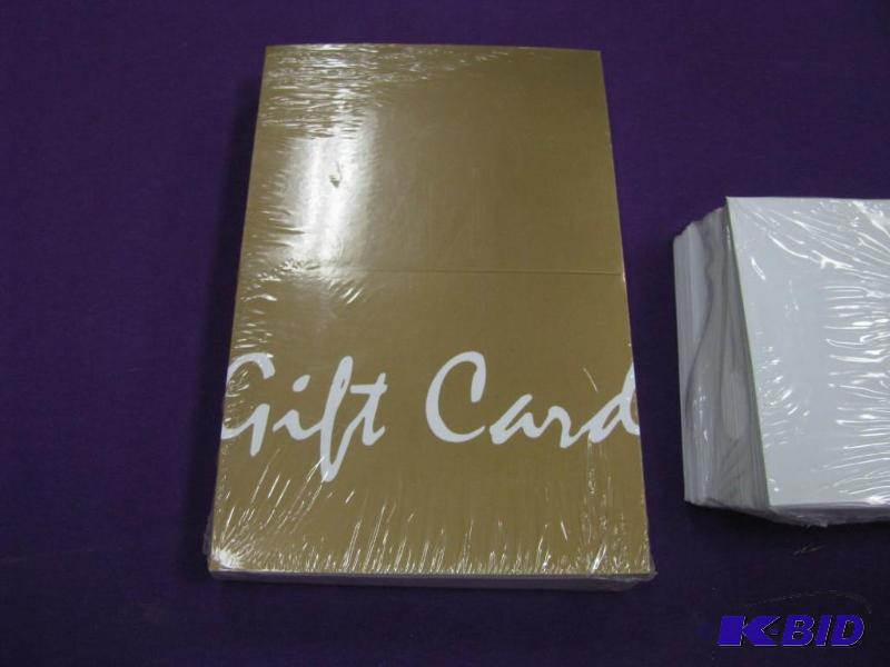 package of gift cards to be sold to...
