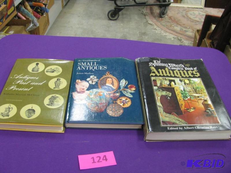 three books on antiques...