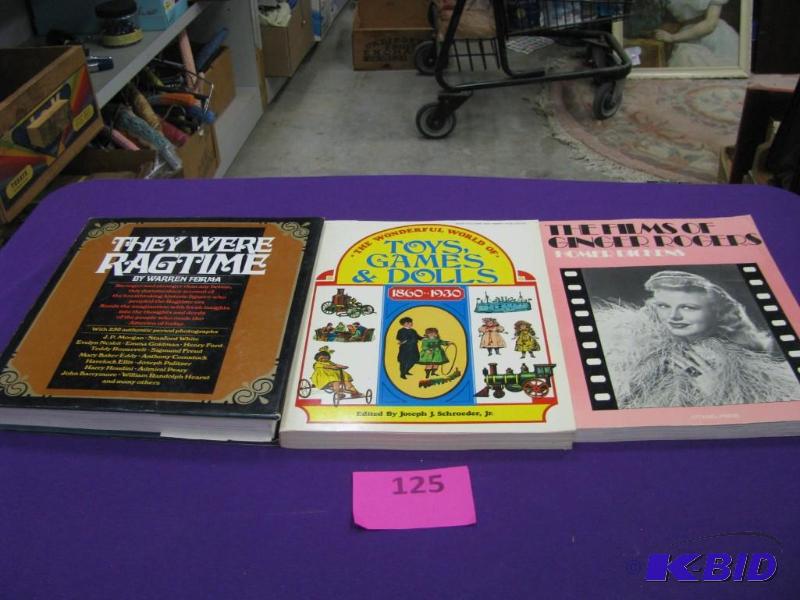 three books on antiques...