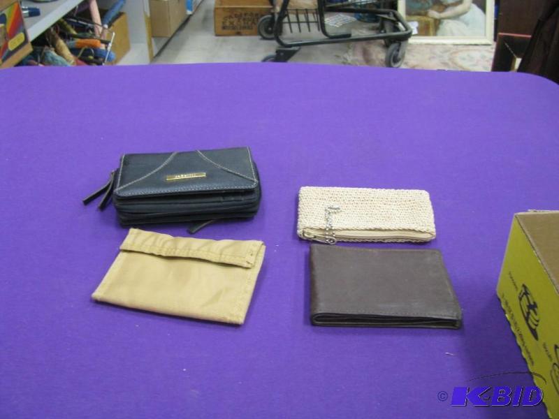 4 wallets and smaller purses...