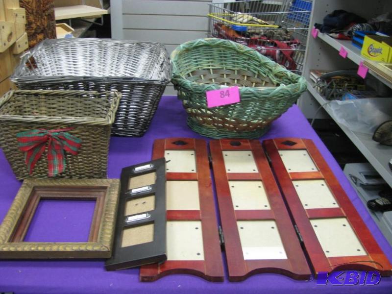 baskets and frames...