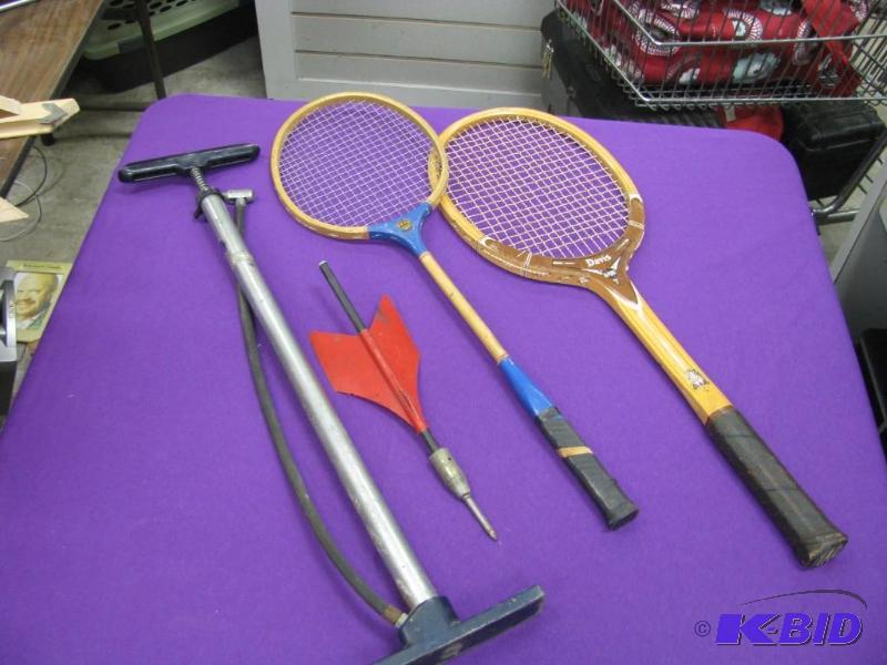 misc garage vintage sport items...