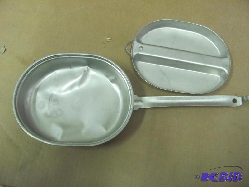 lot 76 image: US Military Stainless Steel Mess Ki...