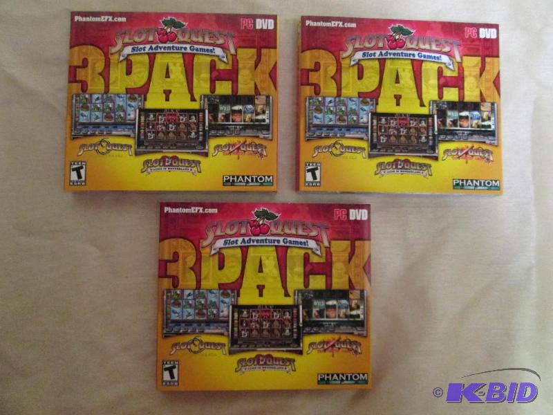 lot 127 image: Lot of 3 Slot Quest adventure games...