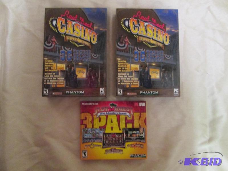 lot 129 image: Lot of casino computer games. 2 Re...