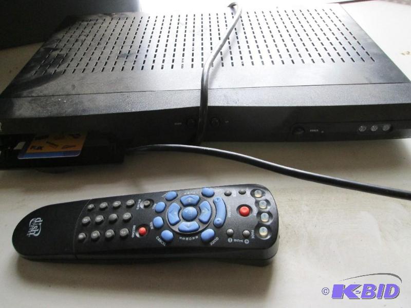 lot 154 image: Dish Network 301 receiver box with ...
