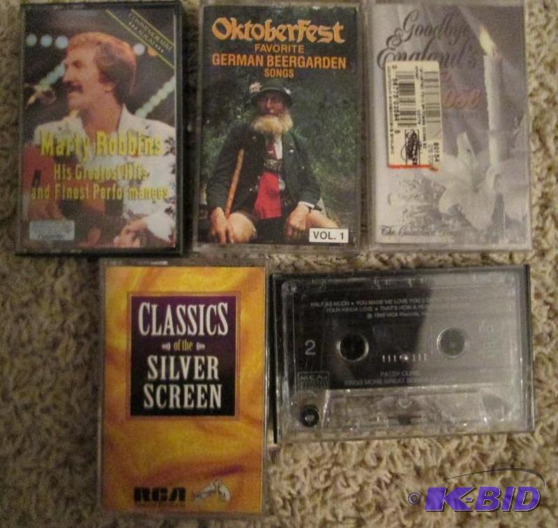 lot 173 image: Assorted cassette tapes, includes P...