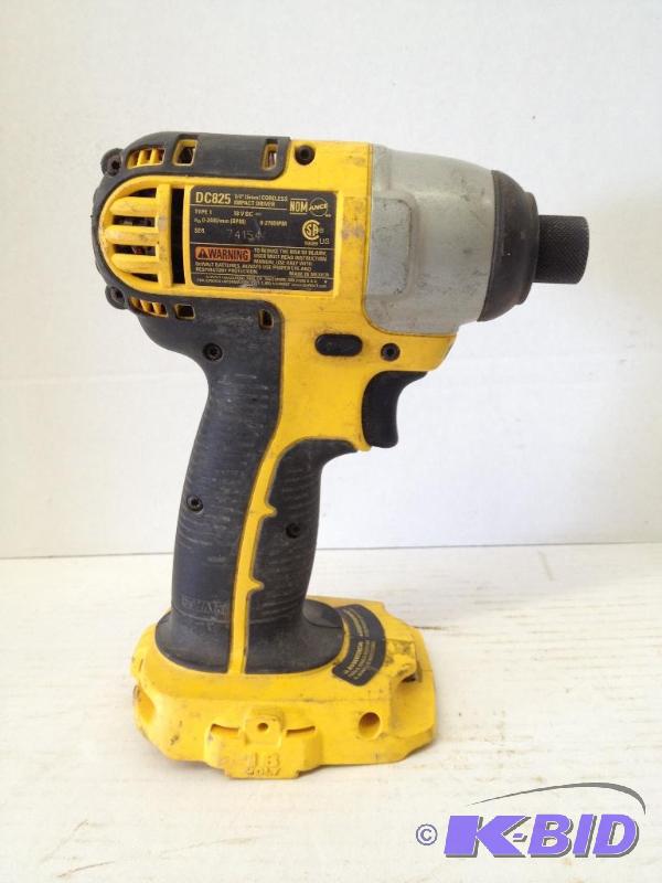 lot 25 image: Dewalt 14 Cordless Impact Driver, 18 volt
