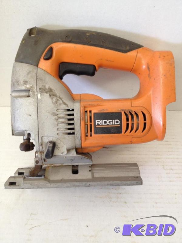 lot 26 image: Rigid Jig Saw Cordless, 18 Volt