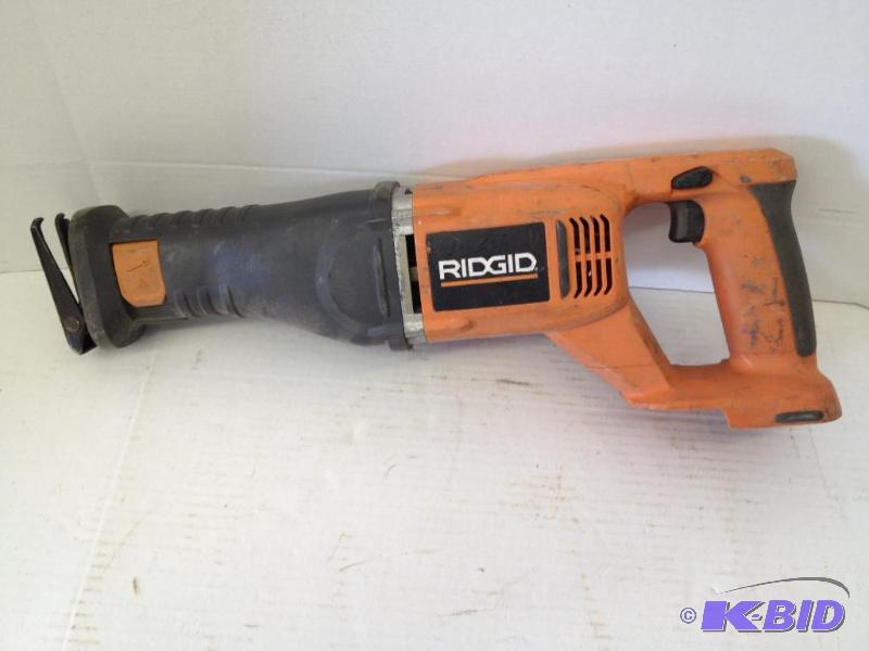 lot 27 image: Rigid Cordless Sawzall, 18 Volt