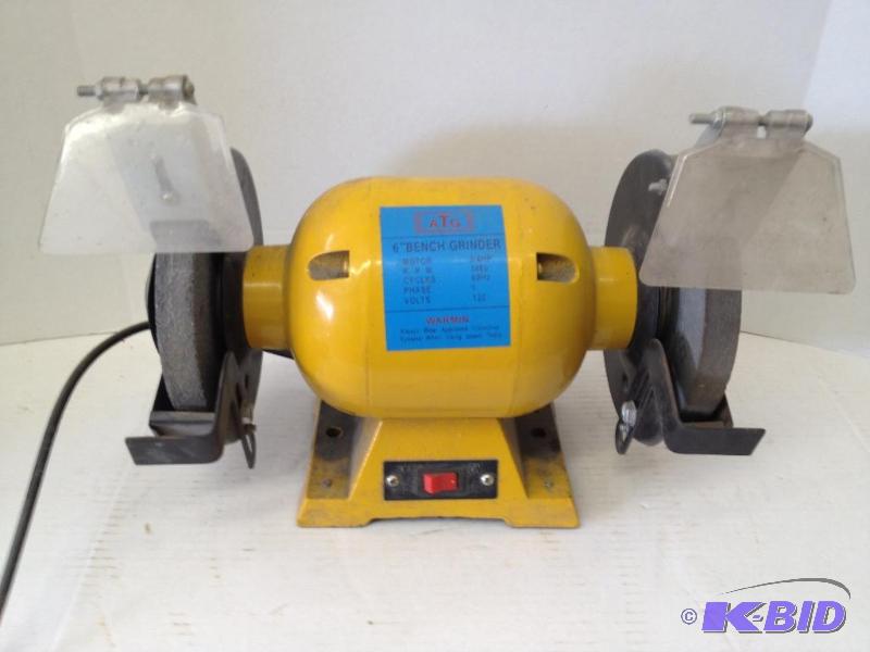 lot 28 image: ATG 6 Bench Grinder