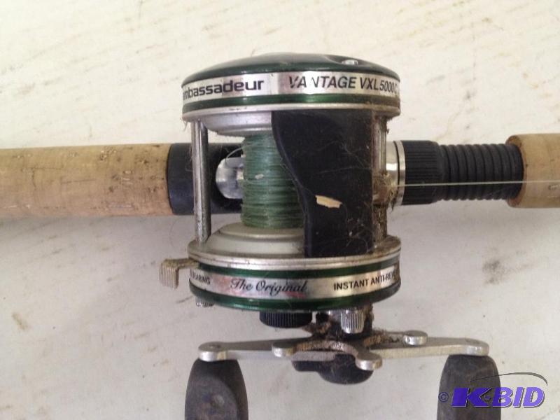 lot 37 image: ABU Garcia Vantage Reel and Shakespeare Ugly Stick Lite Pro Rod