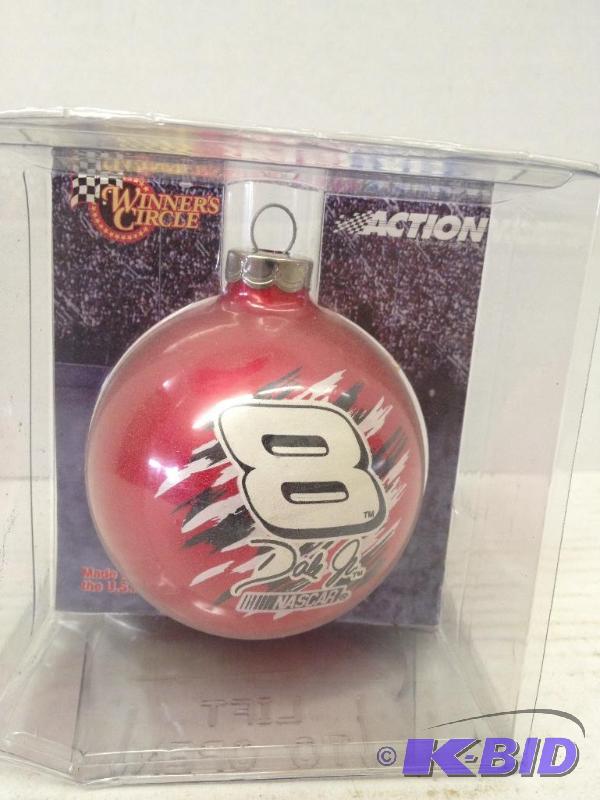 lot 45 image: Dale Earnhardt Jr. Christmas Ornament NASCAR