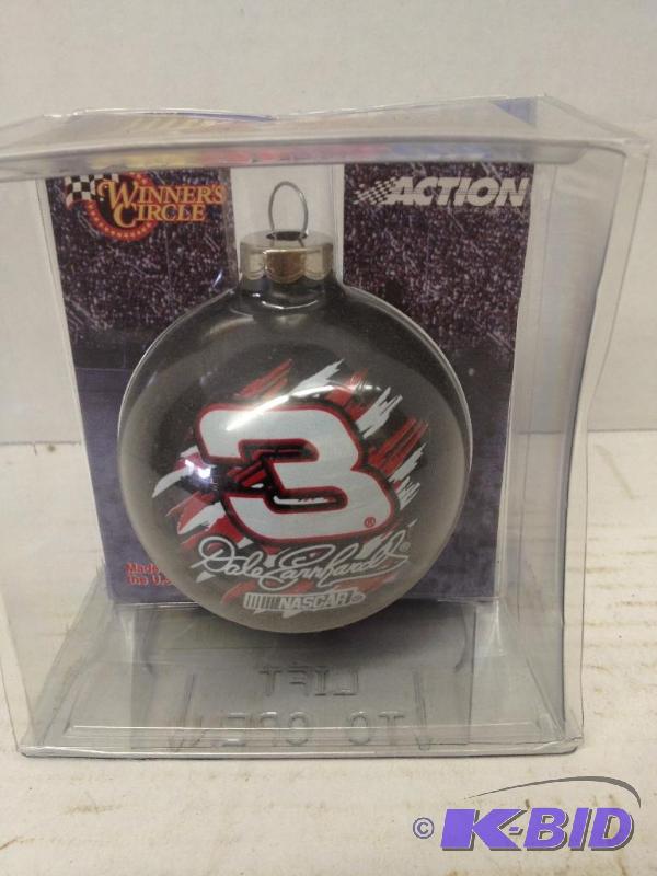 lot 46 image: Dale Earnhardt Christmas Ornament NASCAR