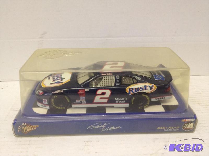 lot 51 image: 2001 Rusty Wallace #2 NIB 124 Die Cast NASCAR