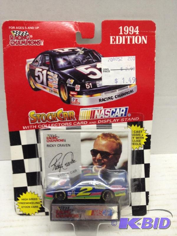 lot 56 image: 1994 Ricky Craven #2 164 Die Cast NIB NASCAR