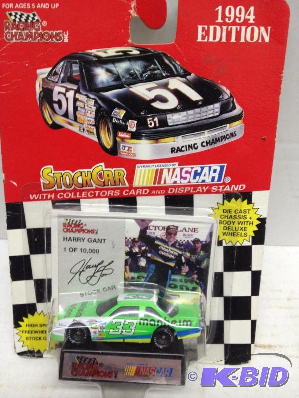 lot 58 image: 1994 Harry Gant #33, 164 Die Cast NIB Nascar
