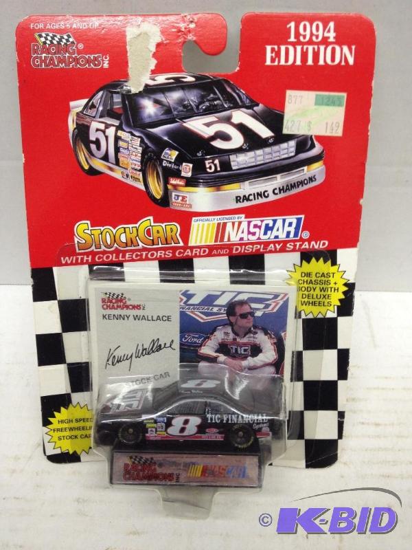 lot 61 image: 1994 Kenny Wallace #8 164 Die Cast NIB NASCAR