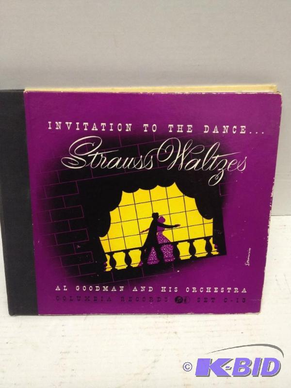 lot 68 image: Columbia Records Invitation to the Dance Strauss Waltzes Al Goodman 10 Set of 4