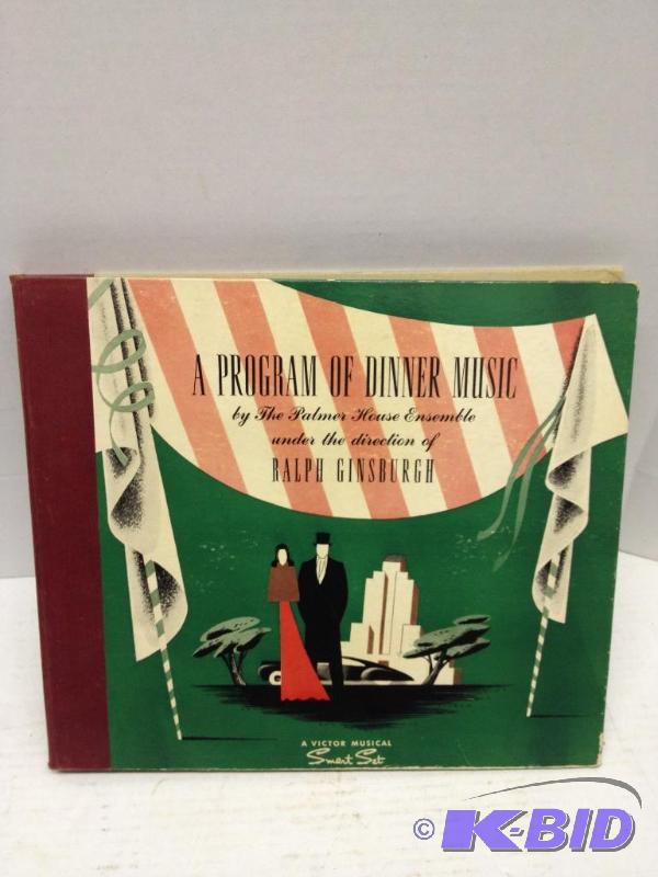 lot 69 image: A Program of Dinner Music Record Set, A Victor Musical, 78 RPM