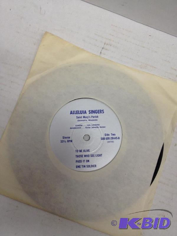 lot 76 image: St. Marys Church (Alexandria) Allulia Singers 33 13 RPM  Record
