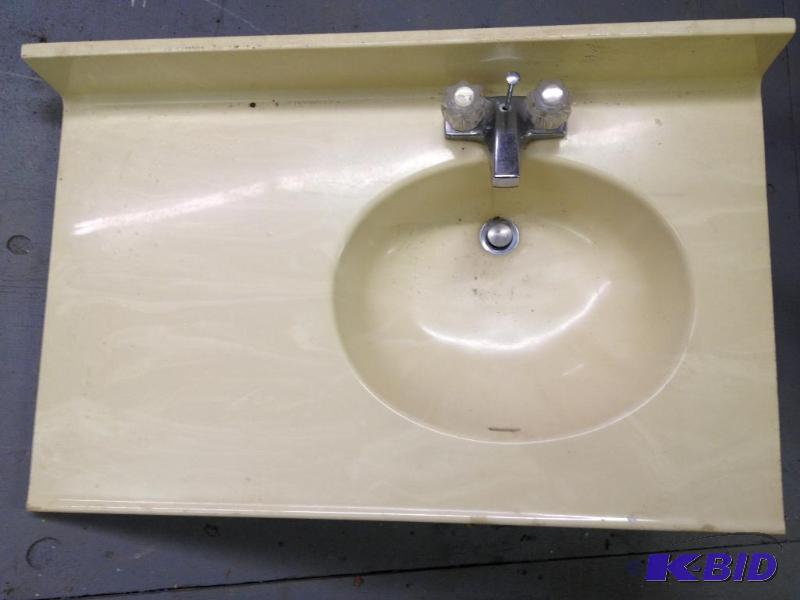 lot 81 image: Bathroom Counter Top, Sink, and Faucet