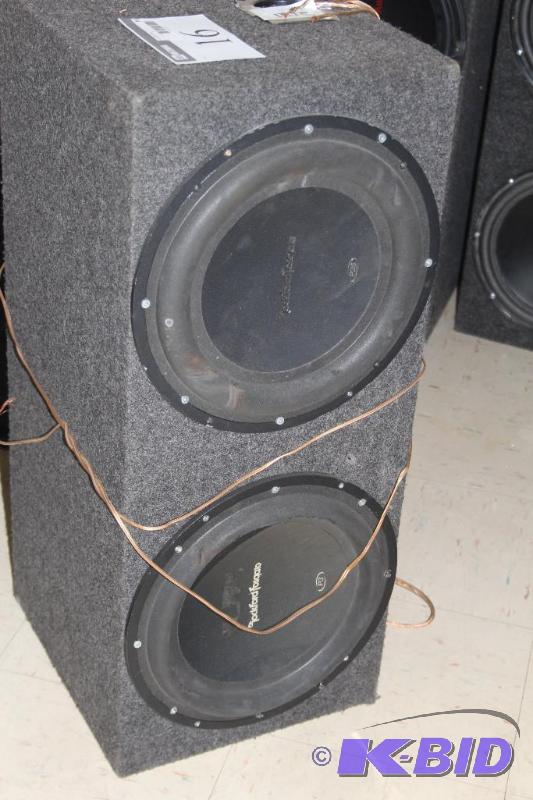 lot 16 image: Rockford Fosgate, Speakers, 12.5&qu...