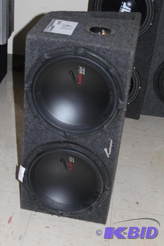 lot 19 image: Audio Pipe, APVB-120B, 2 Ohms, Spea...