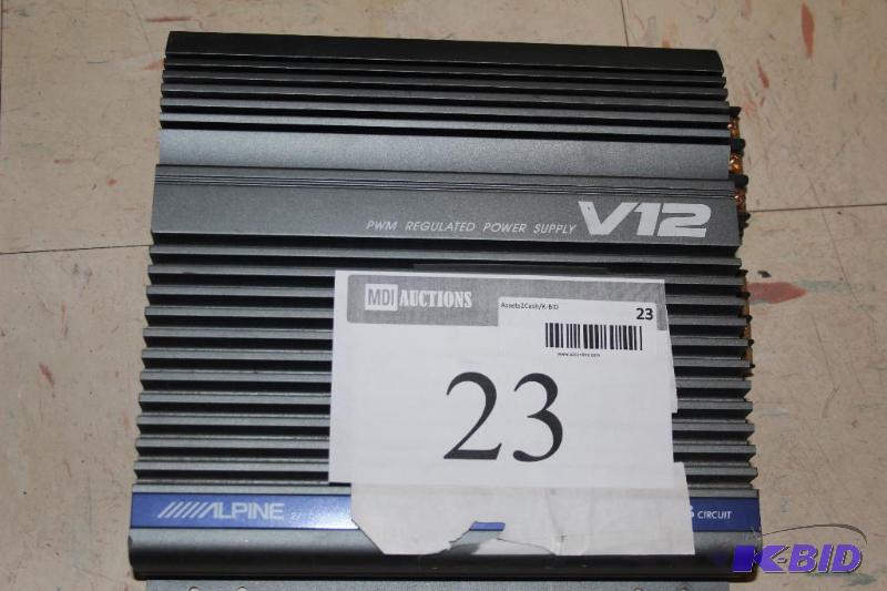 lot 23 image: Alpine, V12, PWM Regulated Power Su...