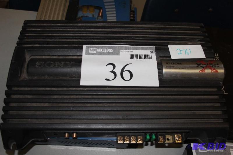 lot 36 image: Sony, Xplod, 21 Channel Power Ampl...