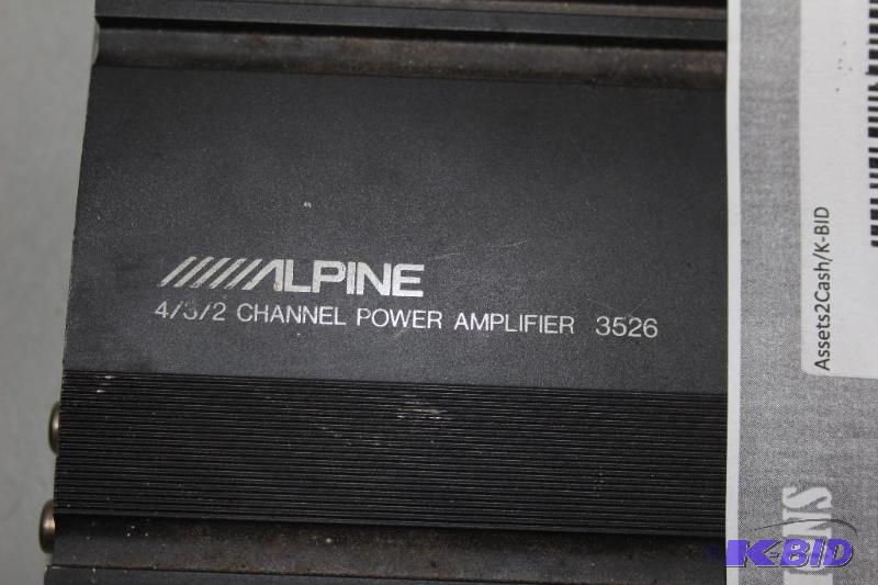 lot 39 image: Alpine, 432 Channel Power Amplifi...