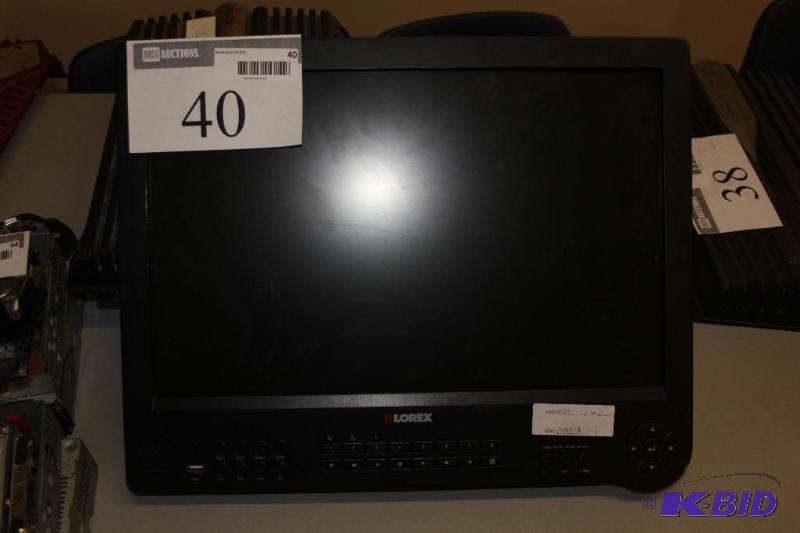 lot 40 image: Lorex, 19" Wide Screen LCD Int...