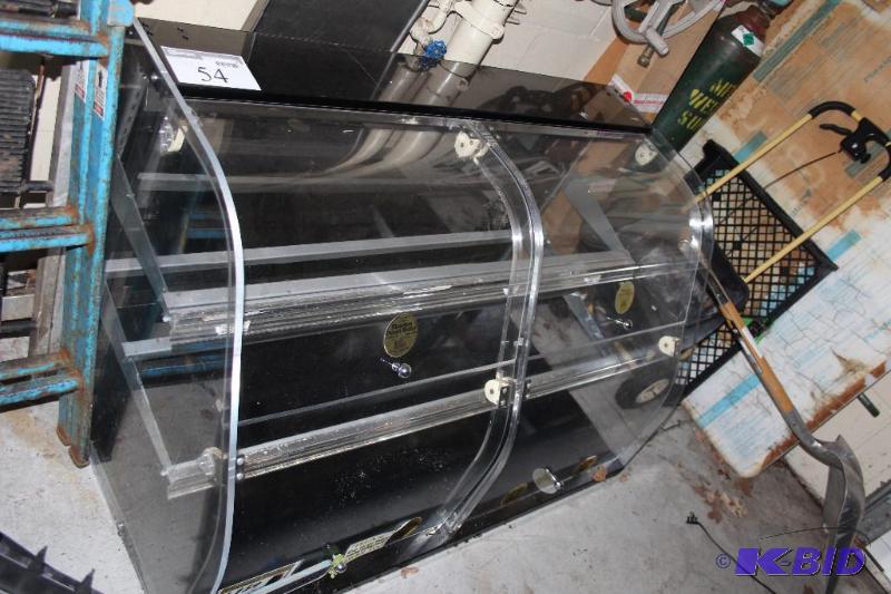 lot 54 image: Barker, Glass, Display Shelving Uni...