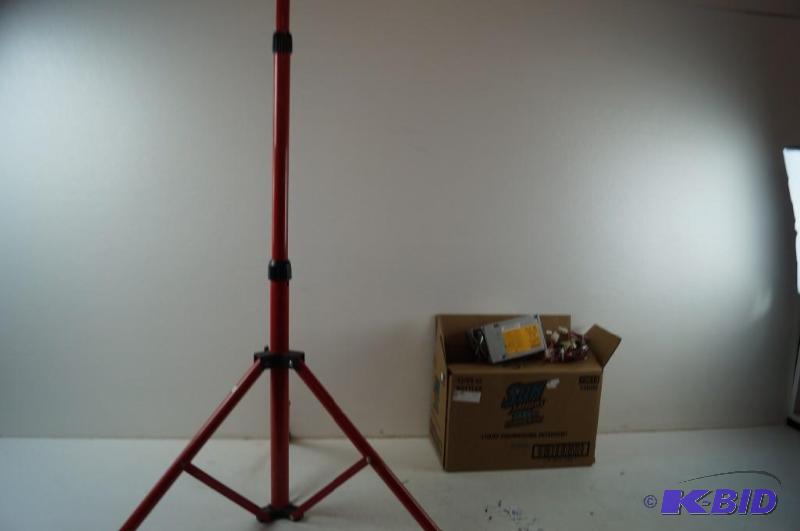 speakers, routers & a stand