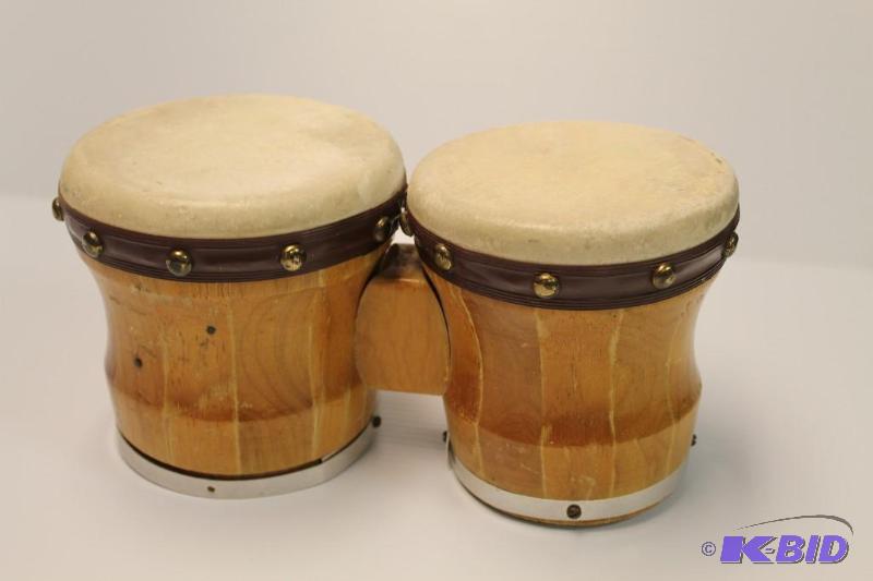 lot 48 image: African Double Drum ...