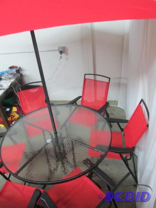 lot 6 image: MyHome Vermilion 8-pc. Patio Set
