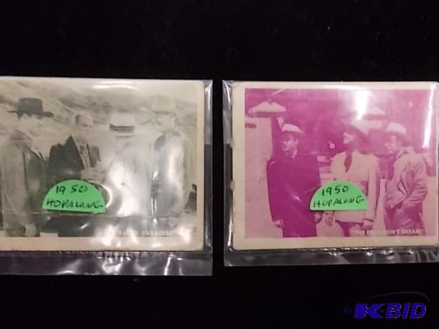 2-Hop-A-Long Cassidy Collector Card...