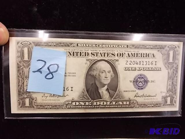 One Dollar Silver Certificate 1935S...